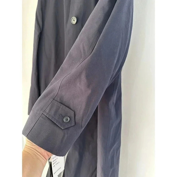 Anchor Uniform Navy Trench Coat Single Breasted Thinsulate Size 16 Tall 260LT - Picture 8 of 14
